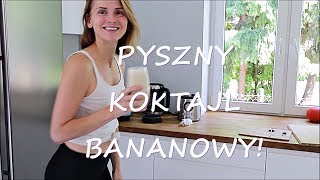 Gosia w Kuchni  Koktajl Bananowy na Zdrowe Śniadanie [upl. by Ahsykal]