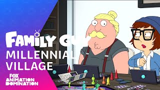 A New Couple Arrives At Millennial Village  Season 19 Ep 17  FAMILY GUY [upl. by Adnaloy]