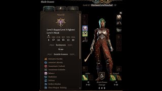 Baldurs Gate 3 Blade Dancer Class Guide Viable Assassin [upl. by Aicilaana925]