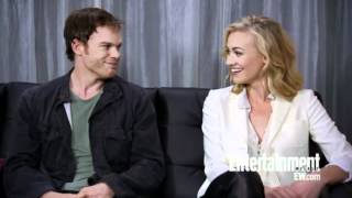 Yvonne Strahovski amp Micheal C Hall Dexter Comic Con San Diego 2012 [upl. by Mapel]