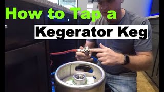 Man Cave Know How How to Tap a Kegerator Keg [upl. by Ojok]