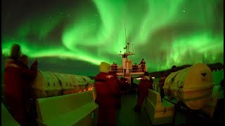 NORTHERN LIGHTS CRUISE IN ICELAND [upl. by Ynattirb701]