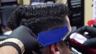 How To Clipper Over Comb Bald Fade Haircut [upl. by Eilema]