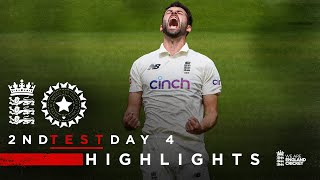 Wood Sets Up Final Day Thriller  England v India  Day 4 Highlights  2nd LV Insurance Test 2021 [upl. by Jobye983]