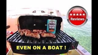 WEBER GO ANYWHERE BBQ PORTABLE GRILL  REVIEW [upl. by Manvil401]