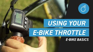 How to Use the Throttle on an Electric Bike  Ebike Guide [upl. by Armin537]