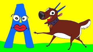 Learn the Alphabet Animals  Letter A  ANTELOPE [upl. by Zevahc]