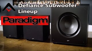 Paradigm Defiance Subwoofers Overview [upl. by Enair]