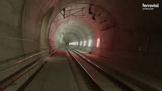 Obras del AVE MadridGalicia  Túnel de Padornelo  Lubián  Ferrovial Construcción [upl. by Ltney]