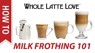 Milk Frothing for Beginners [upl. by Guimond55]