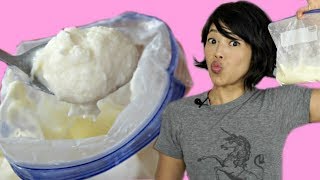 5MINUTE Homemade ICE CREAM IN A BAG Recipe amp Taste Test [upl. by Joiner]