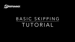 How to Skip  Basic Skipping Tutorial [upl. by Novets372]