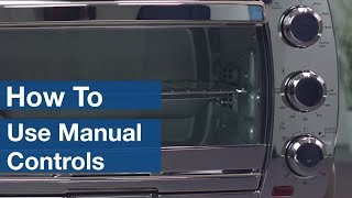 How To Use Manual Controls on Countertop Ovens  Oster® [upl. by Beore686]