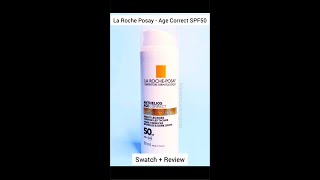 La Roche Posay  Anthelios Age Correct SPF50  Swatch  Review [upl. by Ahterod]