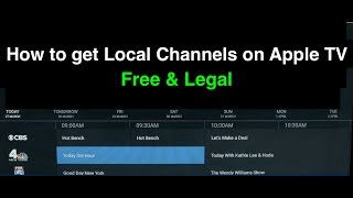 How to Get Local Channels on Apple TV [upl. by Lalage]