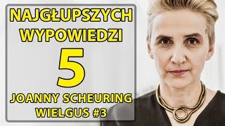 5 najgłupszych wypowiedzi Joanny Scheuring – Wielgus 3 [upl. by Ware]