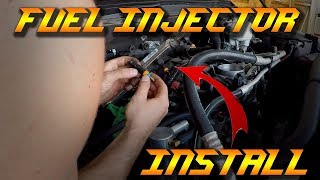 How to install 5 7L HEMI Fuel Injectors  HellRAM Build EP5 [upl. by Alby]