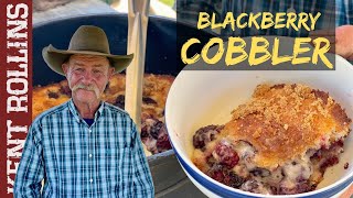 Old Fashioned Blackberry Cobbler  Easy Cobbler Recipe [upl. by Ynnohj331]