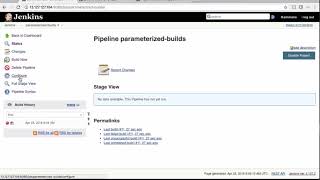 14  Jenkins Pipeline script parameterized builds [upl. by Ainsworth]