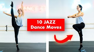 10 Basic Jazz Dance Moves [upl. by Lenroc]