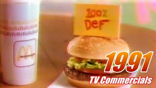 1991 TV Commercials  90s Commercial Compilation 14 [upl. by Aldrich325]