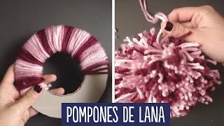 Como hacer pompones FACIL [upl. by Margot]