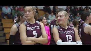 Lehighton Volleyball Senior Night 2024 [upl. by Aleunam]