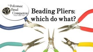 Types of Beading Pliers  Tutorial [upl. by Lieno]