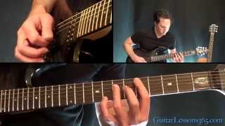 Unchained Guitar Lesson Pt1  Van Halen  All Rhythm Guitar Parts [upl. by Aurelie178]