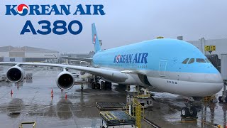 🇺🇸 Los Angeles LAX to Seoul ICN 🇰🇷 Korean Air Airbus A380  FULL FLIGHT REPORT Polar route [upl. by Eednim791]