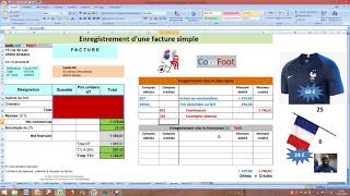 Enregistrement comptable dune facture [upl. by Eirrac940]