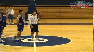 Open Practice Shooting Drills with Mike Krzyzewski [upl. by Kinzer]