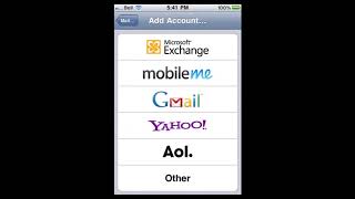 iPhone How to Setup a Yahoo Email Account [upl. by Nnazil]