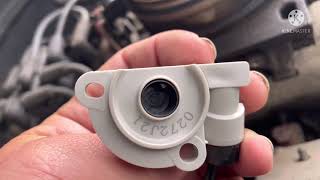 1995 gmc 1500 throttle position sensor replacement [upl. by Anerys]