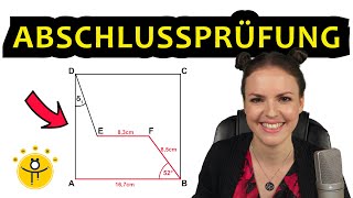 ABSCHLUSSPRÜFUNG Realschule Mathe – 10 Klasse Sinus Cosinus Tangens rechtwinkliges Dreieck [upl. by Tare]