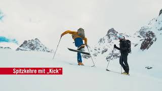 Skitourentipps  Teil 3 Geh und Abfahrtstechnik  Mein Montafon Expertentipp [upl. by Akimed]