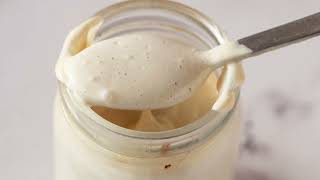 Tahini Sauce Recipe 4 ingredients 2 mins noblender needed [upl. by Eireva]