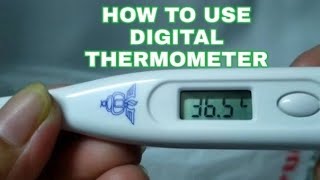 How To Use Digital Thermometer।।How To Change The Scale From Fahrenheit °F To Centigrade °C ।। [upl. by Edra599]