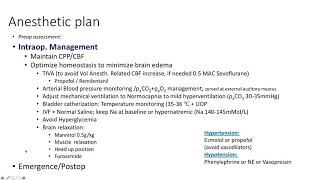 Principles of Neuroanesthesia  Dr Rebel [upl. by Schreiber249]