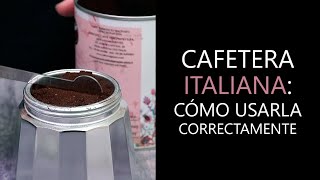 CÓMO USAR LA CAFETERA ITALIANA Guía básica para preparar café [upl. by Eliathas901]