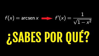 📌 DERIVADA del ARCOSENO ¿POR QUÉ esa FÓRMULA Demostración derivadas funciones matematicas [upl. by Jari]