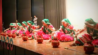 RAJASTHANI FOLK DANCE  TEHRA TAALI  MRIDANG IPCW  RUN JHUN BAJE GHOOGHARA [upl. by Ienttirb]