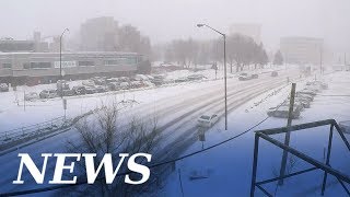 TImelapse Sudbury snowmageddon part 1 Feb 1213 2019 [upl. by Ettelohcin403]