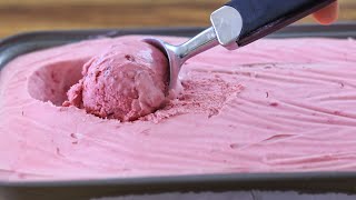 3Ingredient Cherry Ice Cream Recipe [upl. by Ennelram651]