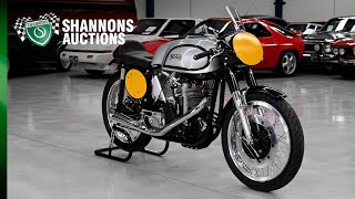 1954 Norton Manx 500cc Solo Motorcycle  2021 Shannons Autumn Timed Online Auction [upl. by Clara]