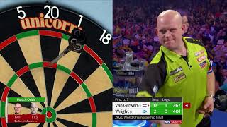 ALL WRIGHT ON THE NIGHT  Final  201920 World Darts Championship [upl. by Atnaloj]