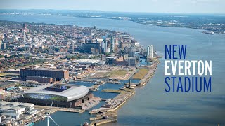 NEW EVERTON STADIUM  BRAMLEYMOORE DOCK  VIRTUAL FLYTHROUGH [upl. by Larson94]