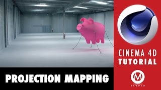 Cinema 4D Tutorial Learn Projection Mapping in 7 minutes [upl. by Eyks]