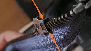 Reissverschluss reparieren  Repair zipper [upl. by Yngiram]