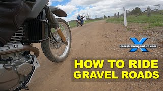 How to ride gravel roads cornering braking body position and bike setup︱Cross Training Adventure [upl. by Ranice]